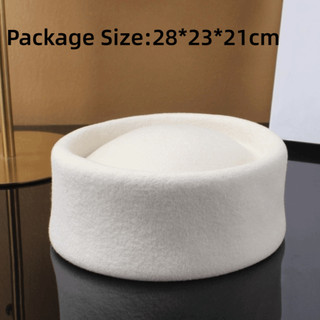 Mũ Fedora cổ điển MIKYCO - Mũ nón len cứng đầu lõm - Phù hợp cho đám cưới phong cách Anh