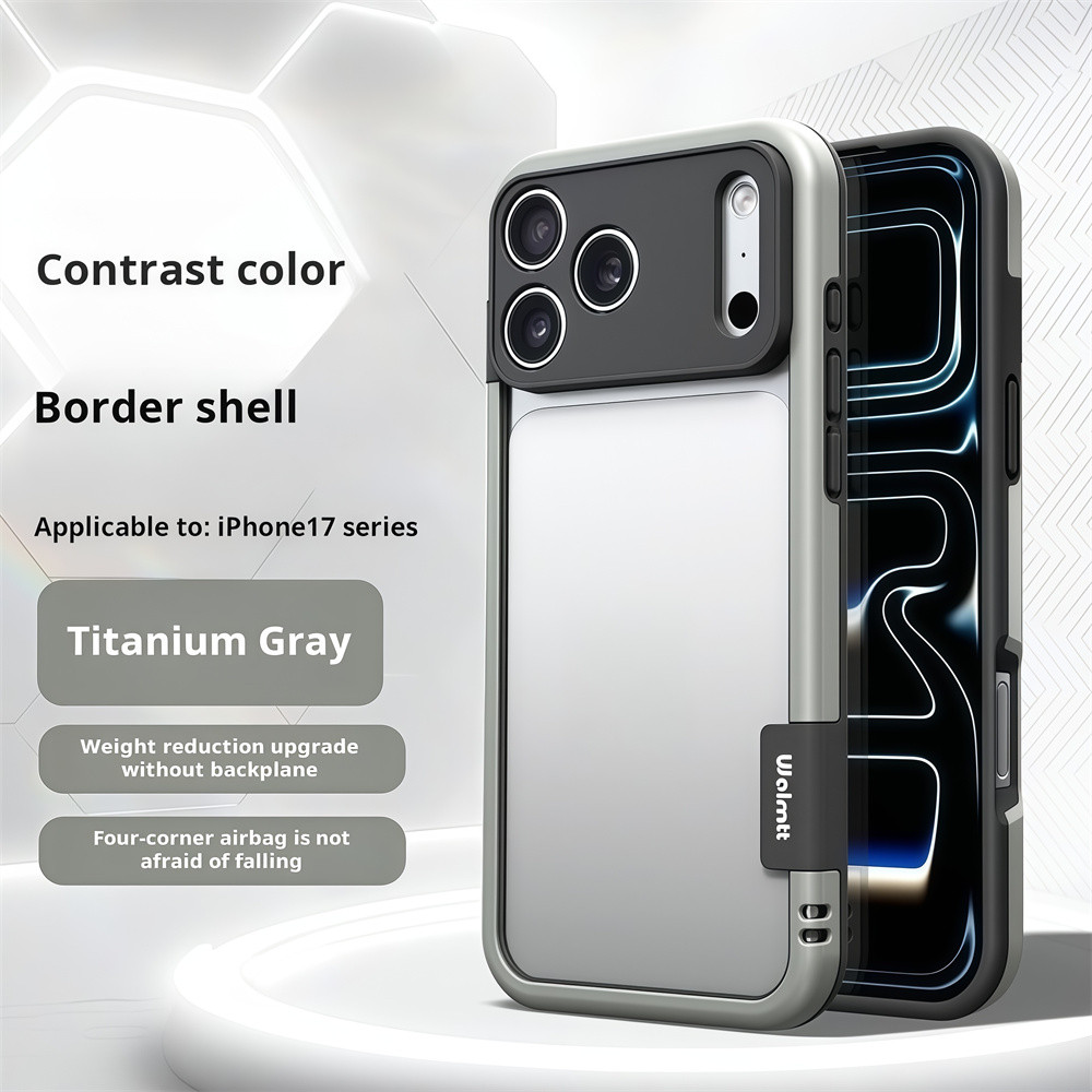Ốp điện thoại viền chất lượng cao cho iPhone 17 Pro Max 13 14 15 16 pro max 15 16 plus Vỏ điện thoại di động chống trượt rỗng