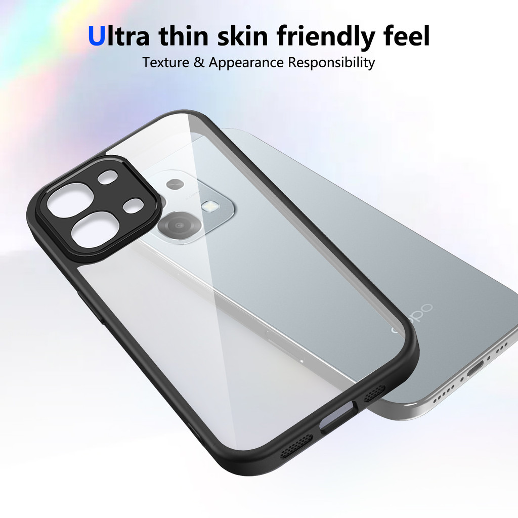 Ốp lưng OPPO A6 Pro 5G Vỏ trong suốt mờ thời trang cho Ốp điện thoại OPPO A6 Pro