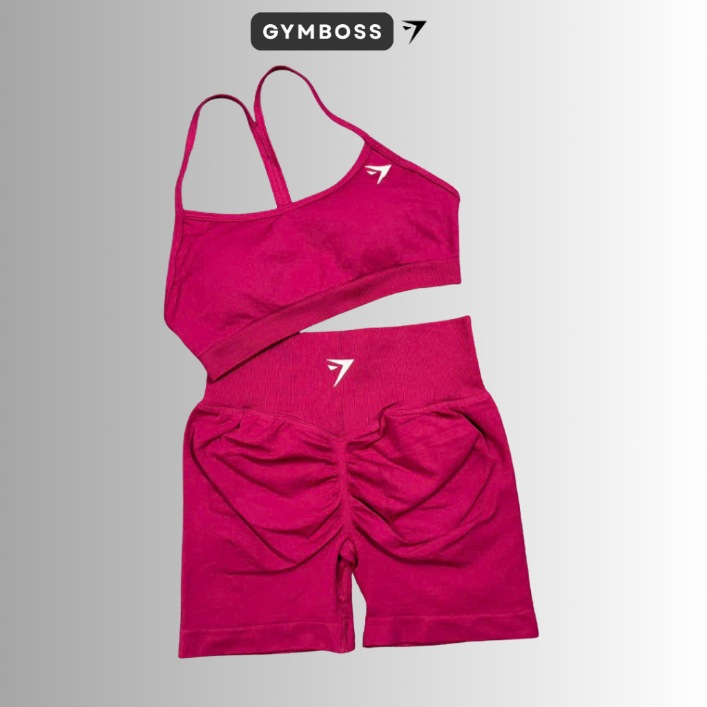 Bộ Quần Áo Tập Gym,Yoga,Chất Dệt 10% Elast Cao Cấp,Sẵn Mút Tiện Lợi Tôn Form Tôn Dáng GB324
