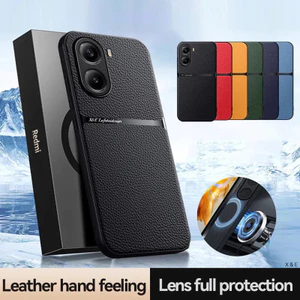 Bao Da PU Từ Tính Cho Xiaomi Poco X8 Pro Max X7 Pro 5G Vỏ Bảo Vệ Mặt Sau Coque Fundas Capa
