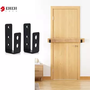 2x4 Cửa Barricade Braets Thanh an ninh U Braet Thiết bị hạng nặng Night Lo Door Barricade Cửa gia cố Braet VN