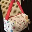 Túi đựng mỹ phẩm nữ Túi lưu trữ dung lượng lớn in hình Hello Kitty dễ thương