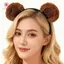 MJnmc 1 Cái Mềm Mại & Đáng Yêu Unisex Phụ Kiện Sang Trọng Tai Gấu s Cho Các Bữa Tiệc Hàng Ngày Và Cosplay Món Quà Lý Tưởng Cho Mọi lứa Tuổi Mới