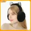 VFZ Hoạt Hình Lấp Lánh Kim Sa Lấp Lánh Tai Mèo Earmuffs Tai Nghe Tai Cho Nữ Bé Gái Ngoài Trời Bảo Vệ Lạnh Lông Tơ Mềm Earmuffs Louislifecool