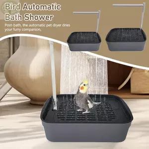 AMLU Vẹt Bồn Tắm Chim, Bồn Tắm Nước Tuần Hoàn Thú Cưng Bằng Điện Tự Động, Bồn Tắm Chim USB Chất Lượng Cao Đài Phun Nước Đồ Dùng Cho Thú Cưng