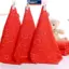 MAKY Big Red Dập Nổi Happy Word Khăn Đỏ Đất Nhung Thi Cưới Khăn Tay VN