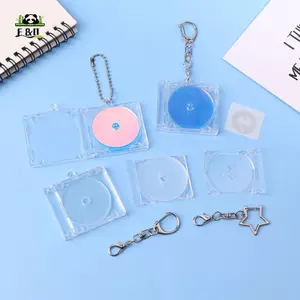 1 Bộ Hộp Đựng Đĩa CD Chức Năng Mini NFC Móc Chìa Khóa Ngoại Vi Ghi Nhớ Album Chìa Khóa Cho DIY Bapa Mặt Dây Chuyền EMKK