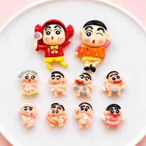 Set Charm Shin Kẹo Ngọt & Thiên Thần Nhà Tắm – Bộ 10 Charm Resin Trang Trí Dép Kawaii Cao Cấp Hot Trend