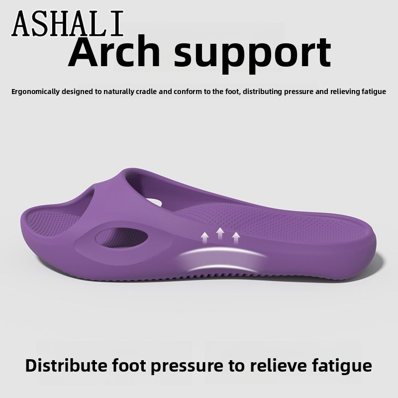 ASHALI Dép EVA Nhẹ Chống Trơn Trượt Thiết Kế Một Khối Đúc Dùng Trong Nhà Tắm Và Đi Biển Thời Trang Đa Năng Phù Hợp Mọi Không Gian