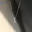 Kudosation Thời Trang Bạc 925 Tròn Zircon Nelace Phong Cách Tối Giản Quyến Rũ Choker Mặt Dây Chuyền Dự Tiệc Quà Tặng Cho Nữ Trang Sức Mỹ Đẹp
