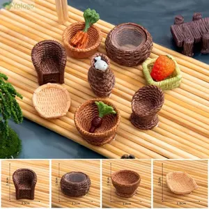 YOLOGO Nhà Búp Bê Nội Thất Thu Nhỏ Búp Bê Mini Phụ Kiện Nhà Búp Bê Mô Phỏng Trang Trí'