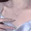 JULYHOT Thời Trang Giọt Nước Mặt Dây Chuyền Xương Đòn Dây Xích Nữ Hợp Thời Trang Đơn Giản Nhỏ Kim Cương Giả Trang Sức Tính Khí Tiệc Cưới Quà Tặng Massivedeals