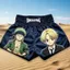 XS-3XL Mới Mùa Hè Hoạt Hình Anime In One Piece Muay Thái Chiến Đấu Boxer Luffy Thể Thao Tập Thể Dục Quần Short Dành Cho Trẻ Em Người Lớn
