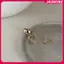 JASMINE 3 Cái / bộ Thời Trang Hình Chữ C Zircon Vòng Tai Không Xuyên Kẹp Tai Cho Nữ Tính Khí Tối Giản Bông Tai Dự Tiệc Trang Sức Quà Tặng JASMINE