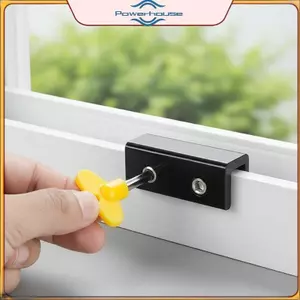Cửa sổ trượt điện Tra Lo No Drill ABS cường độ cao Giới hạn có thể điều chỉnh Lo để bảo mật cửa sổ lâu trôi.