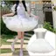 MONOSTYLE Váy phồng không xương, Váy sợi mềm Gothic White Petticoat, Quần áo cosplay Lông Tơ Crinolinas Phụ kiện Cosplay Đáy Váy Hỗ trợ