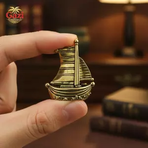 Đồng thau sáng tạo mượt mà trang trí máy tính để bàn Trang trí cổ điển cổ điển cho phòng khách Giá sách văn phòng Quà tặng trưng bày [VN]
