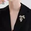 Cao Cấp Zircon Ngọc Trai Nơ sel Trâm Cài Thời Trang Cho Nữ Sáng Tạo Handmade Phù Hợp Với Corsage Chân Phụ Kiện Quần Áo Quà Tặng [Mina]