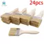 24 Chiếc Bàn Chải Sơn Chip 70 Mm Sơn Và Sơn Phủ Hoàn Hảo Cho Tường Và Gỗ Tranh Vết Bẩn Keo