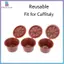< beartwo > 3 viên nang cà phê có thể tái sử dụng cho vỏ cà phê có thể nạp lại Caffitaly Bộ lọc cà phê Mới