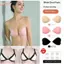 HFSHY 1 Áo ngực dính hình trái tim Miếng dán ngực vô hình Váy cưới nữ có ngực nhỏ Tập hợp Miếng dán ngực thoáng khí VN