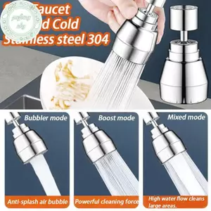 Vòi bếp áp suất cao bằng thép không gỉ PUSKY 304 3 chế độ nước linh hoạt 360° Xoay Cài Đặt Đơn Giản An Toàn Và Bền Đẹp VN