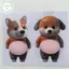 PUSKY 1 / 5 Cái 3D Chó Con Dễ Thương Stier Bóp Shiba Inu Stier Tủ Lạnh Trang Trí Tường Silicon Tự Dính Stier VN