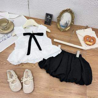 S56-[tomnaukids] Set áo cột nơ phối quần bí cho bé gái size từ 8-35Kg