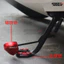 CHO XE HONDA ADV150 ADV160 CNC Bên Đứng Nối Dài Miếng Lót Chân Đế Phóng To Bên Đứng Hỗ Trợ Tấm Xe Máy Phụ Kiện