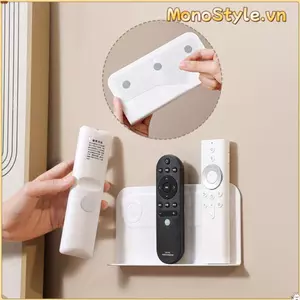 Giá đỡ điều khiển từ xa MONOSTYLE, Giá treo tường từ xa TV đa chức năng ổn định, Bộ sắp xếp điều khiển từ xa tự dính treo tường