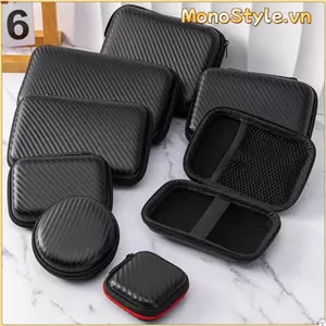 Lưu trữ cáp dữ liệu MONOSTYLE, Túi đựng tai nghe chống mài mòn EVA, Tay bảo vệ Mini chống nước bền bỉ