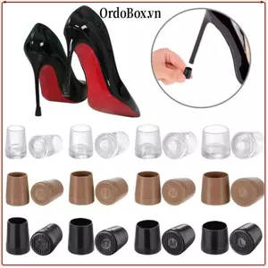 Tấm bảo vệ gót chân giảm thanh ORDOBOX, Tấm bảo vệ gót chân chống trượt, Tấm bảo vệ hình tròn Phụ kiện chống sốc Giày nữ