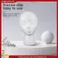 Bọt Mannequin Tóc Giả Đầu Hiển Thị Mũ Tóc Giả Giá Đỡ Đầu Bọt Trắng