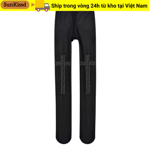 Quần SUNKISSD Y2K, Quần thun Retro 2000, Quần legging nữ bằng đá mềm cổ điển