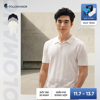 Áo polo nam dệt kim cao cấp EPIC, BST QUIET STRENGTH, thanh lịch, sang trọng - POLOMANOR
