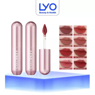 Son Kem Bùn COLORKEY Lip Mud Chất Son Mềm Mịn Che Vân Môi Tốt, Màu Sắc Thời Thượng 2g