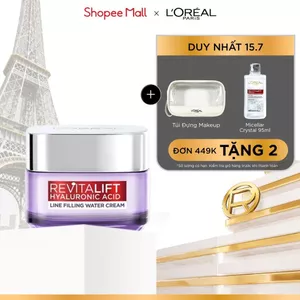 Kem dưỡng siêu cấp ẩm, giúp làm căng mượt da và giảm nếp nhăn L'Oreal Paris Revitalift 1.5% Hyaluronic Acid 50ml