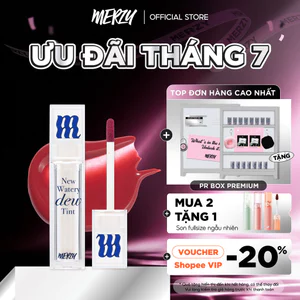 Son Tint Bóng Hàn Quốc Bền Màu, Lâu Trôi Cho Đôi Môi Căng Mọng, Ẩm Mịn Merzy The Watery Dew Tint 4