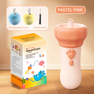 Đồ chơi tương tác, Đồ chơi cây đũa phép cho mèo có bệ phóng bóng, Đồ chơi cho mèo tương tác cho mèo trong nhà, Phụ kiện chuyển động, Đồ Kicker treo và Dụng cụ cào cho Felines hoạt động (Xanh dương)