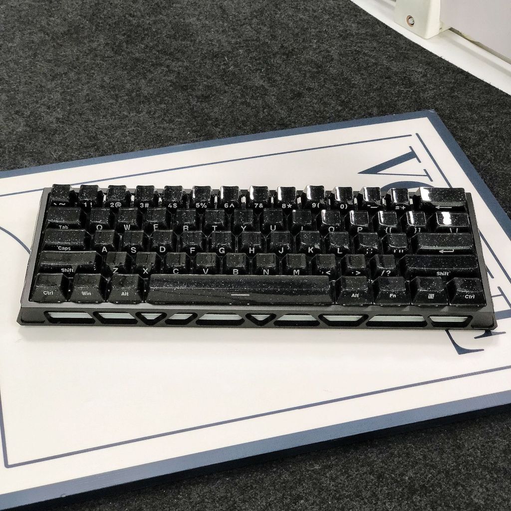 120 Phím Đầy Sao Pha Lê Đen Jelly PBT Keycap Double Shot PC Keycaps Cho Bàn Phím Cơ | BigBuy360 - bigbuy360.vn