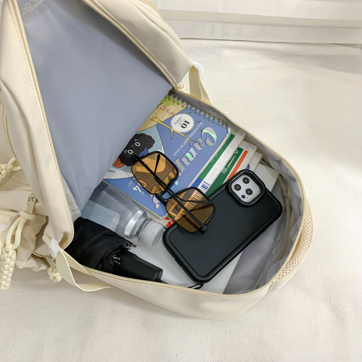 Trận Đấu Lớn Học Sinh Trung Học Cơ Sở Schoolbag Nhật Bản Nữ Đơn Giản Trăm Học Sinh Dung Tích Cô Gái Ba Lô Lớn Ba Lô Ba Lô Ba Lô Ba Lô – 4