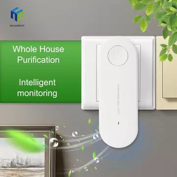 Máy lọc không khí HEALMEYOU, Máy tạo Ion âm Mini cầm tay, Tủ quần áo làm mát không khí đa chức năng cắm Ion