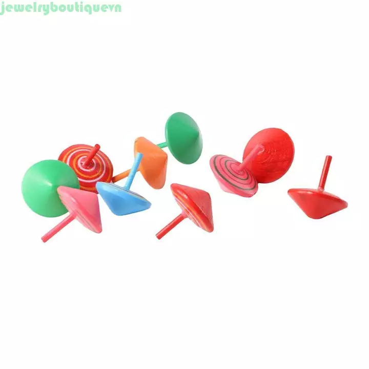 JEWE Woode Spinning Top Đồ chơi giảm căng thẳng Đồ chơi nghệ thuật Thủ công trẻ em Quà tặng chất lượng cao cho trẻ em Đồ chơi con quay hồi chuyển Peg-Top Đồ chơi trẻ em Đồ chơi con quay hồi chuyển bằn