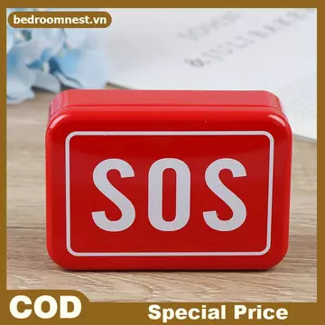 PHÒNG Sơ Cứu Viên Sắt Hộp Y Tế Bộ Dụng Cụ Sinh Tồn Ngoài Trời Bộ Dụng Cụ Gia Đình Hộp Kim Loại VN