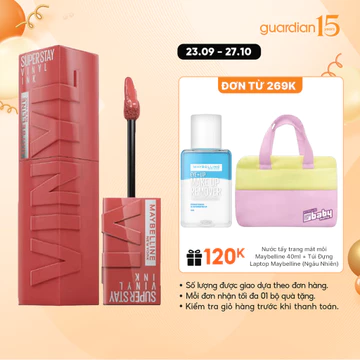 Son Kem Bóng Maybelline Super Stay Vinyl Ink #62 Irresistible Nude Đất 4.2ml