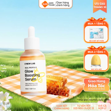 Serum Keo Ong C’New Lab Real Propolis Hỗ Trợ Phục Hồi Da Với Tổ hợp 3 Loại Keo Ong 50ml