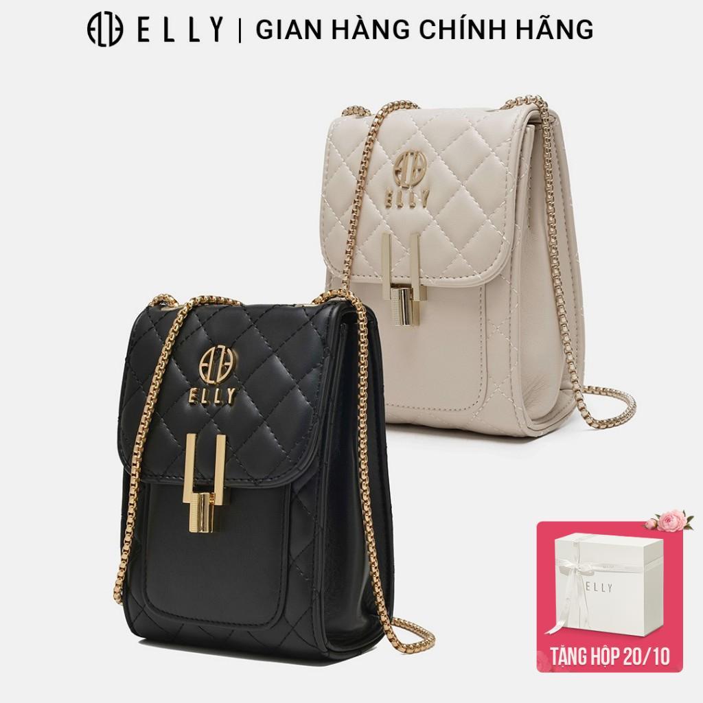 [Tặng hộp 20.10] Túi xách nữ thời trang ELLY EL137 đeo chéo crossbody cao cấp chính hãng