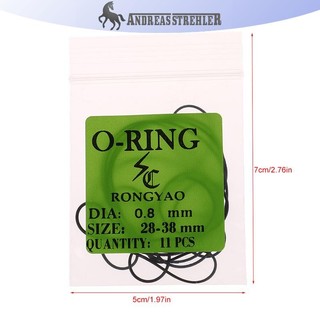 Onetimingfine 1Pack 0.5 / 0.6 / 0.7 / 0.8MM Đồng hồ O-Ring Cao su chống nước Mặt sau Đồng hồ Gioăng VN