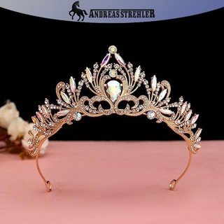Onetimingfine Thanh Lịch Bé Gái Pha Lê Tiara Vương Miện Cho Nữ Tiệc Cưới Công Chúa Kim Cương Giả Cô Dâu Vương Miện Tóc Trang Sức VN